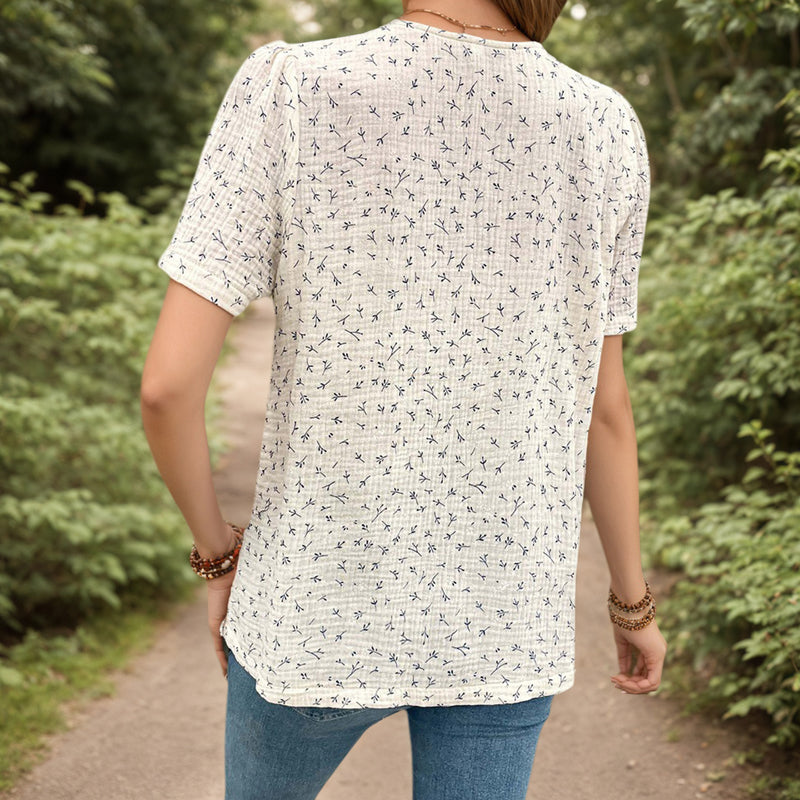 Elegant Afslappet Bluse