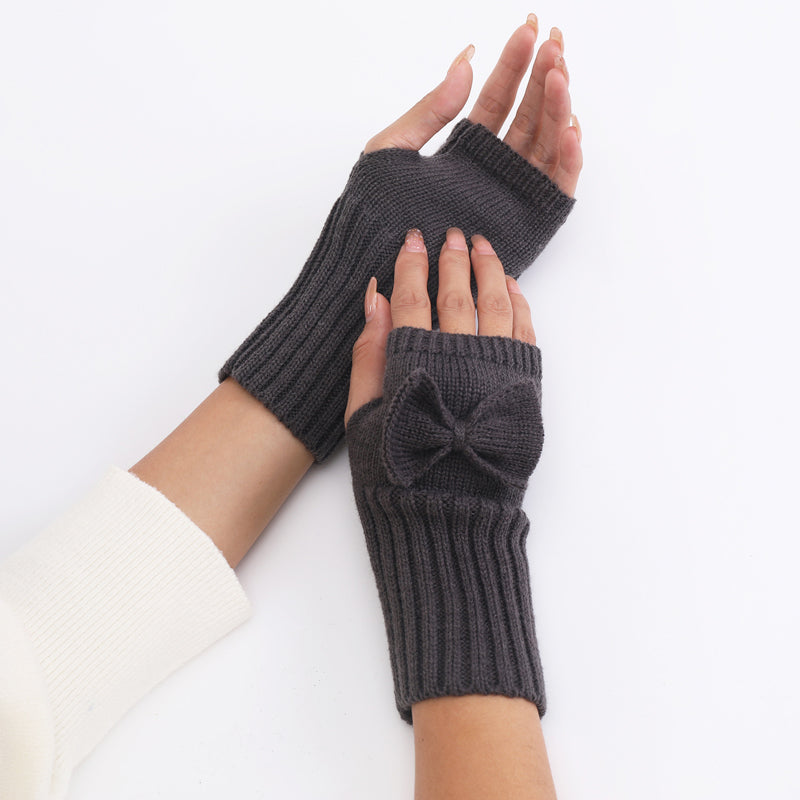 Ensfarvede Varme Handsker