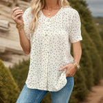 Elegant Afslappet Bluse