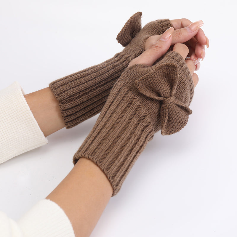 Ensfarvede Varme Handsker