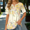 Elegant Bluse Med Blomsterprint