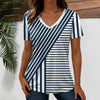 Afslappet Stribet T-Shirt