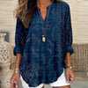 【Langærmet】Vintage Afslappet Bluse
