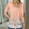 Elegant Bluse Med Blomsterprint