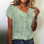 Afslappet Printet Bluse