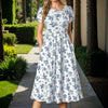 Vintage Blomstret Kjole