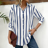 Afslappet Stribet Bluse