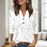 Elegant Afslappet Bluse