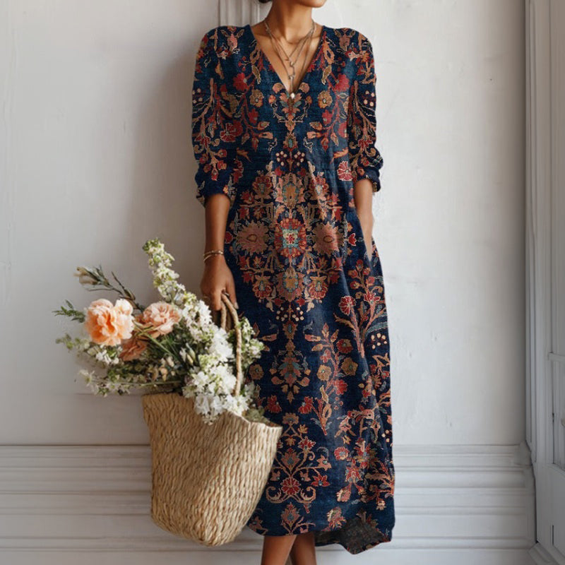 Vintage Bluse Mit Farbverlauf