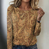 Vintage T-Shirt Med Etnisk Print