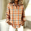 Vintage Plaid Bluse