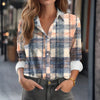 Vintage Plaid Bluse