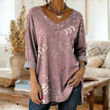 Buntes T-Shirt Mit Geometrischem Druck