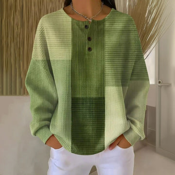 Lässiges Bedrucktes Patchwork-Kleid