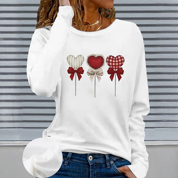 Bedruckte Bluse Im Vintage-Ethno-Stil