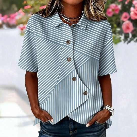 Vintage T-Shirt Mit Blumendruck