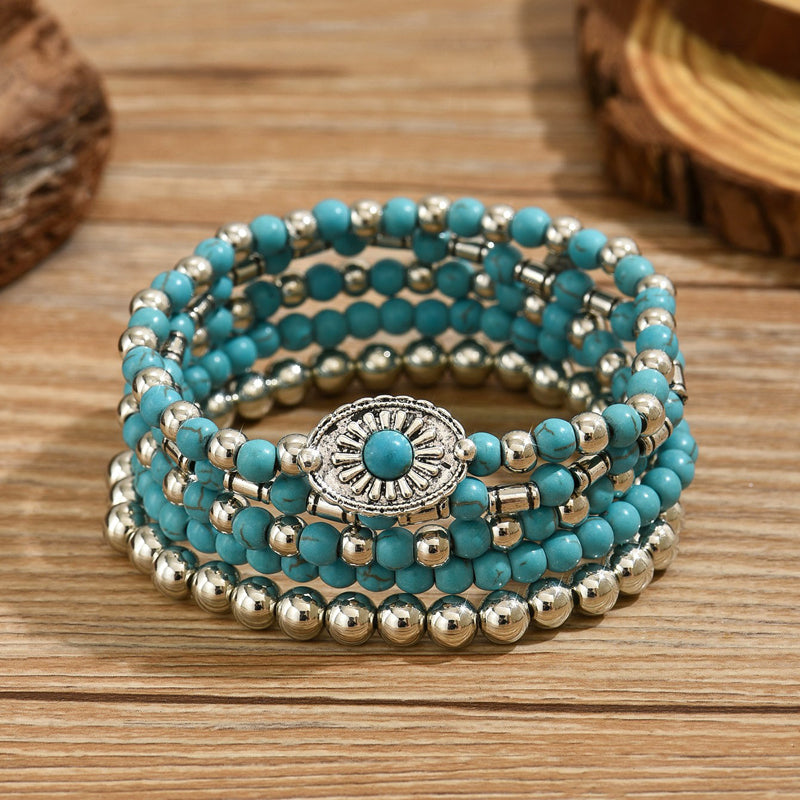 Bohemsk Beaded Armbånd