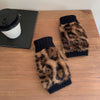 Varme Handsker Med Leopardprint