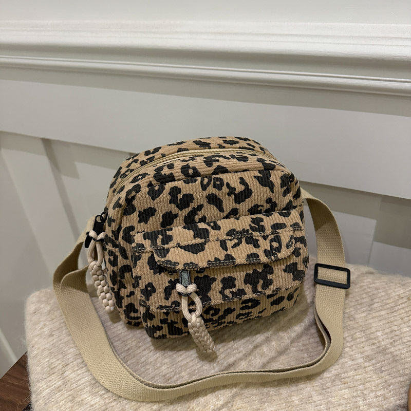 Vintage Leopardtaske