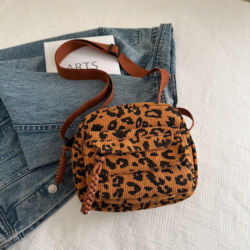 Vintage Leopardtaske