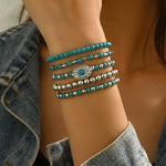Bohemsk Beaded Armbånd