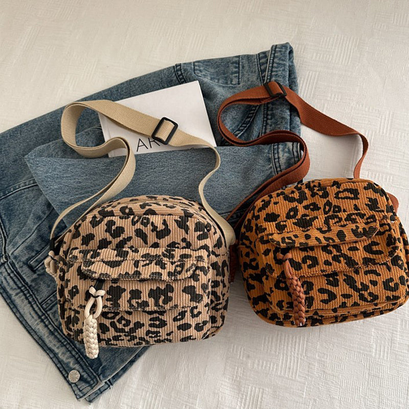 Vintage Leopardtaske
