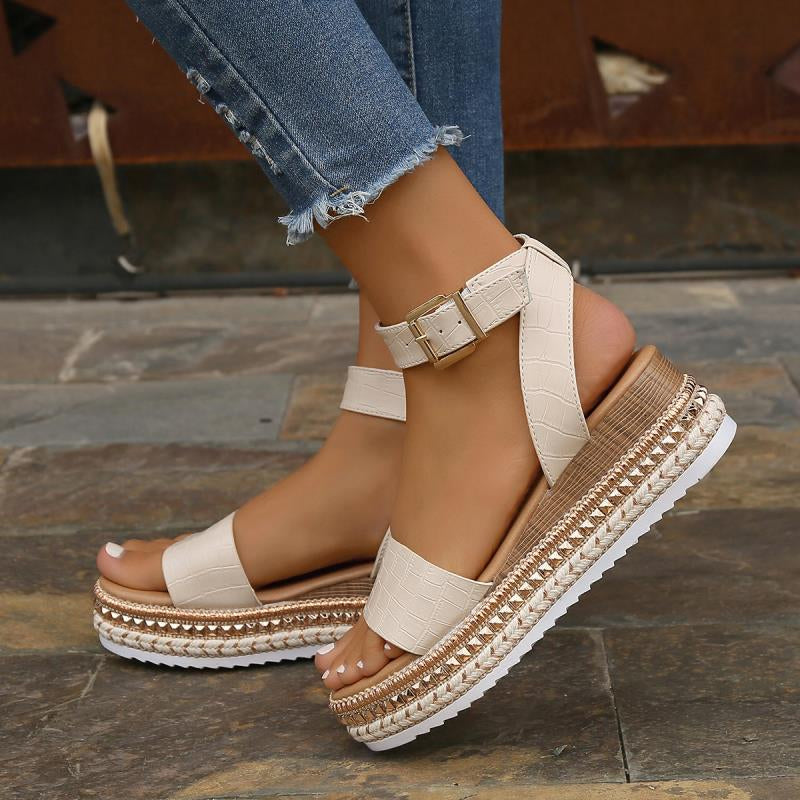 Afslappede Chunky Sål Sandaler