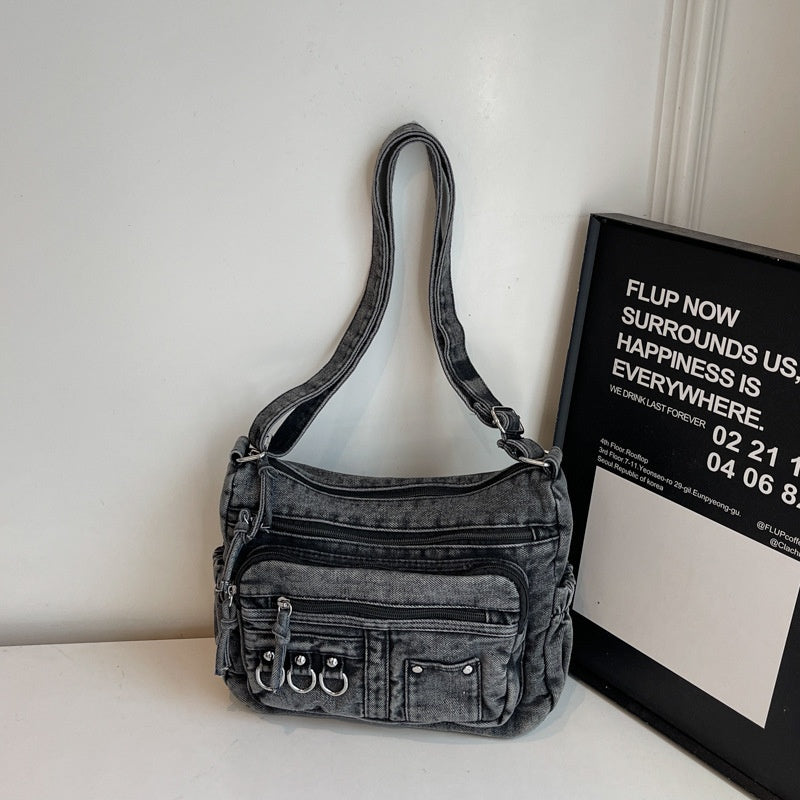Vintage Afslappet Taske