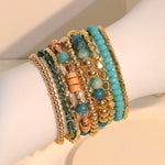 Bohemsk Beaded Armbånd