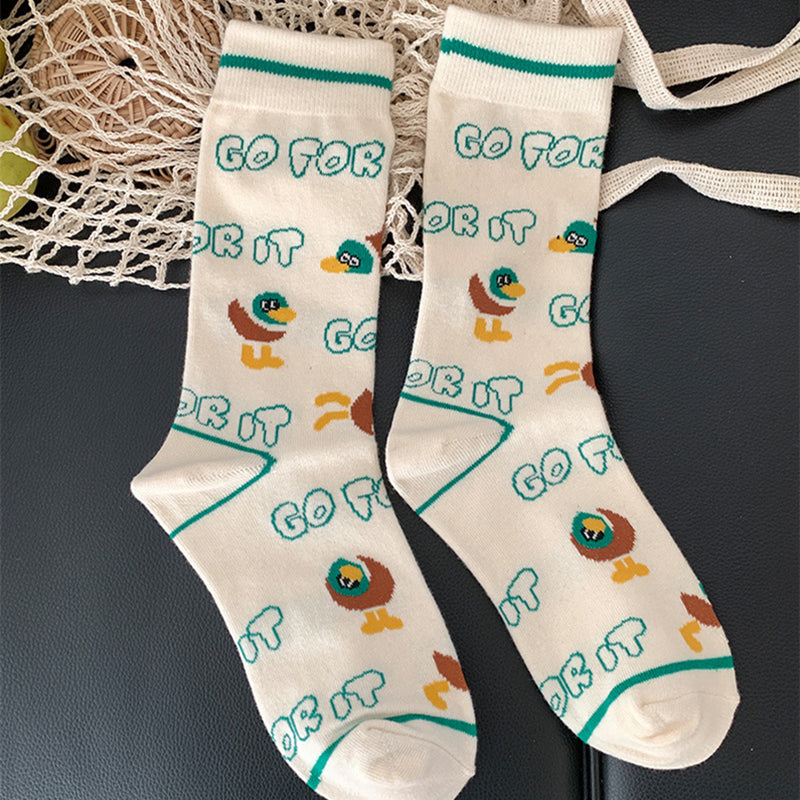 Tegneserie Afslappede Sokker