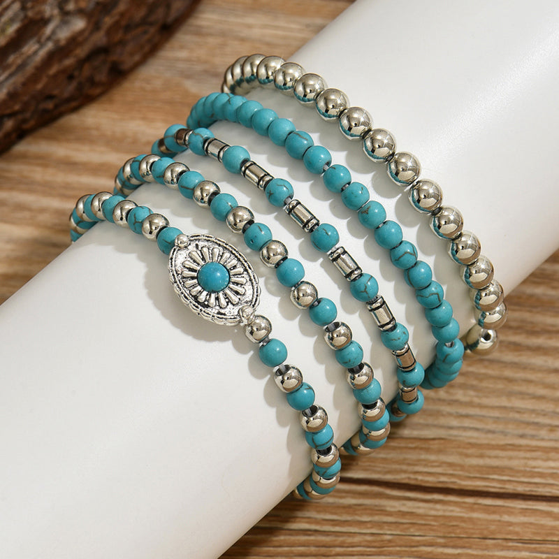 Bohemsk Beaded Armbånd