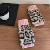 Varme Handsker Med Leopardprint