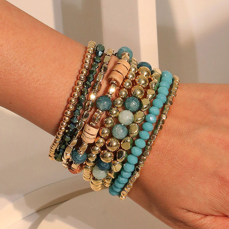 Bohemsk Beaded Armbånd