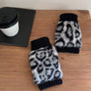 Varme Handsker Med Leopardprint