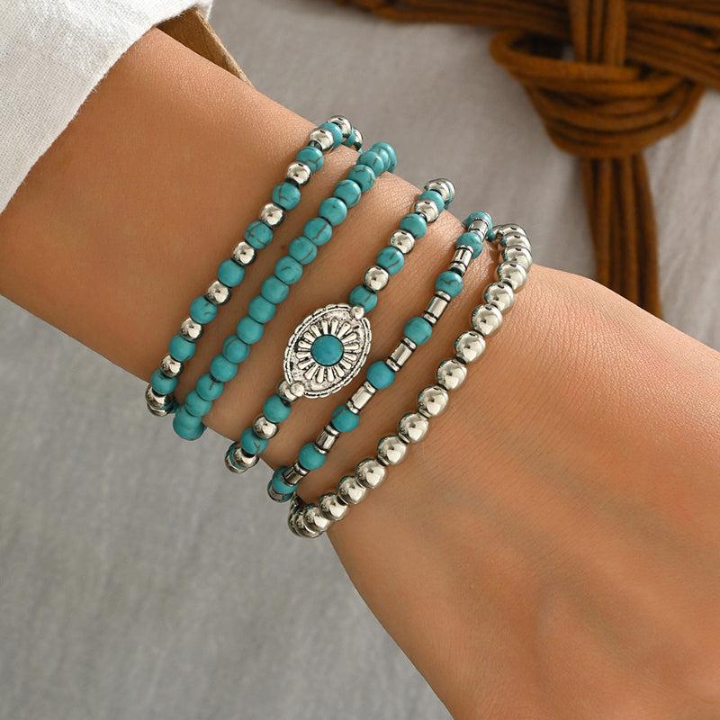Bohemsk Beaded Armbånd