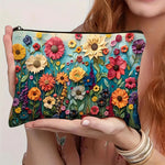 Afslappet Blomstertaske
