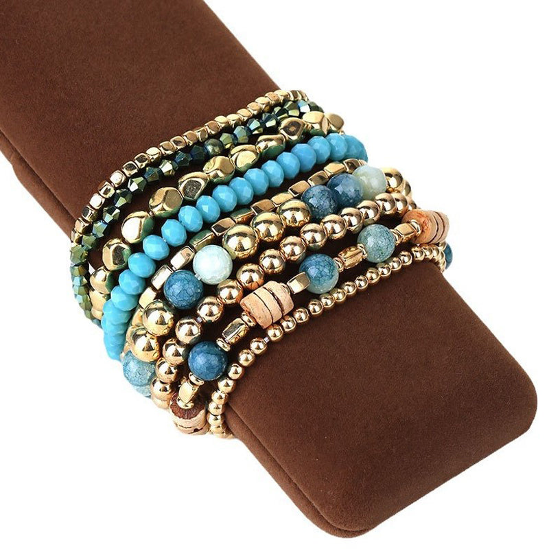 Bohemsk Beaded Armbånd