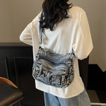 Vintage Afslappet Taske