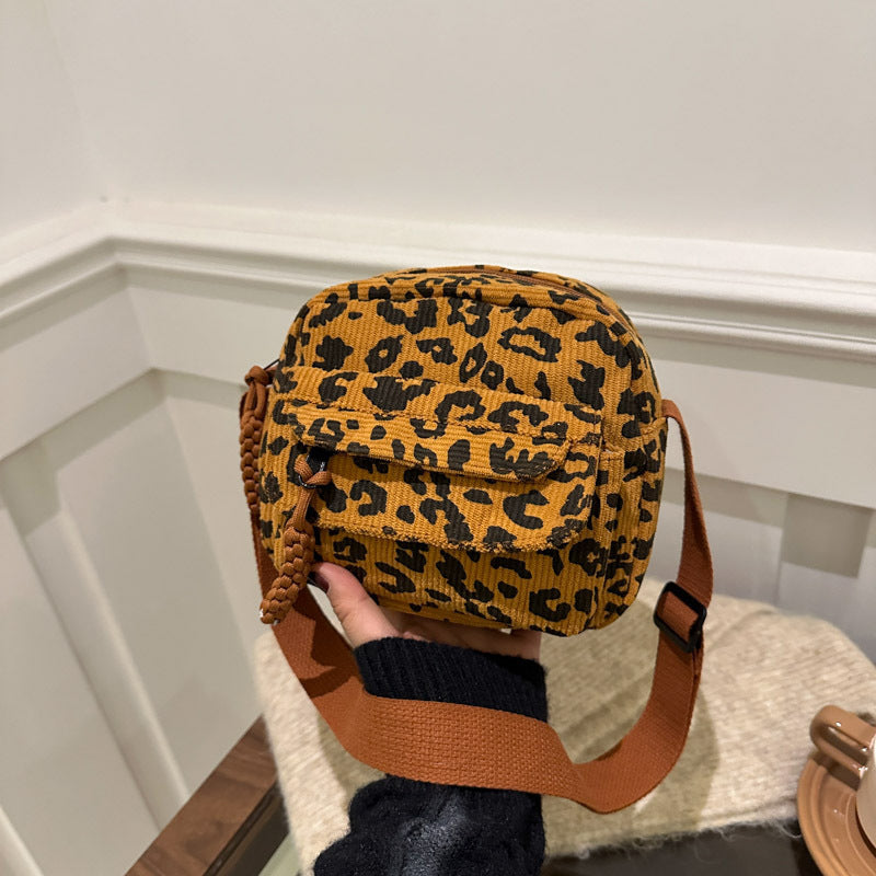 Vintage Leopardtaske