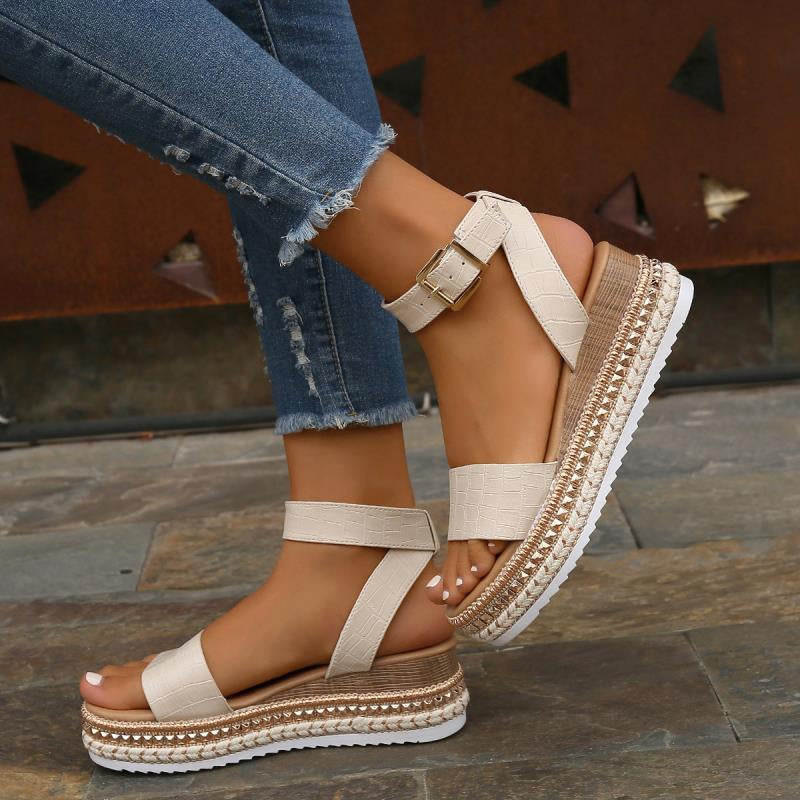 Afslappede Chunky Sål Sandaler