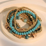 Bohemsk Beaded Armbånd