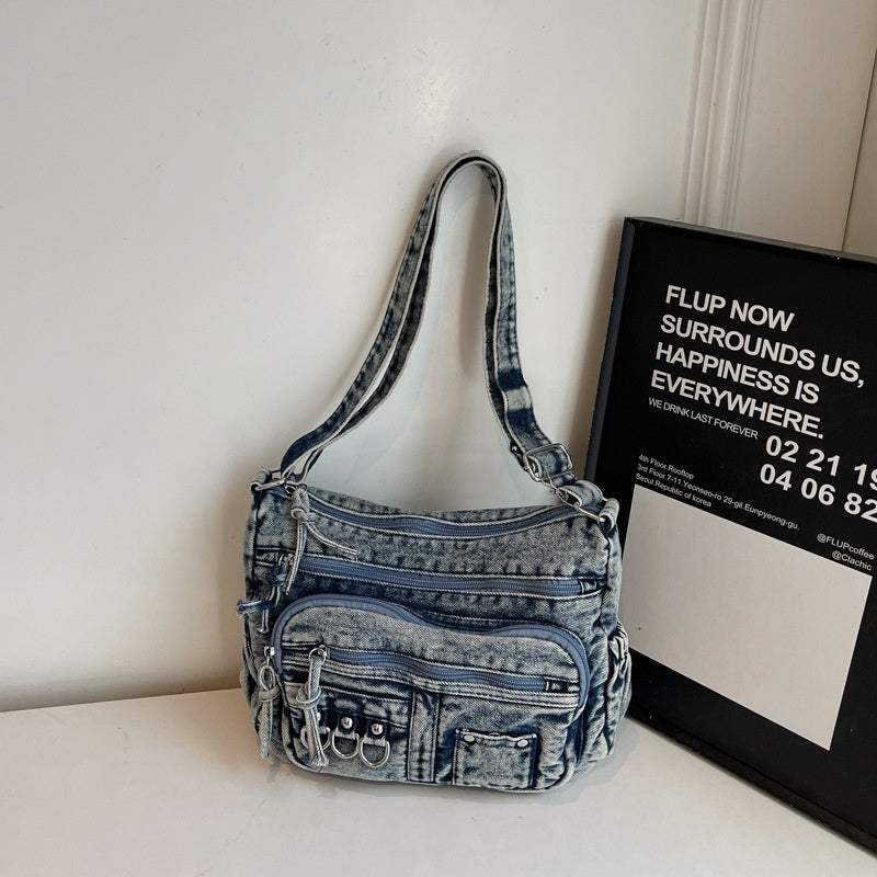 Vintage Afslappet Taske