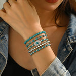 Bohemsk Beaded Armbånd