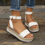 Afslappede Chunky Sål Sandaler