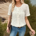 Elegant Afslappet Bluse