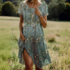 Vintage Blomstret Kjole