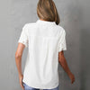 Afslappet Ensfarvet Bluse