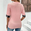 Elegant Bluse Med Blomstermønster