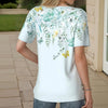 Afslappet Blomsterprintbluse