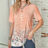 Elegant Bluse Med Blomsterprint